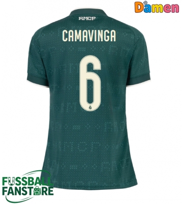 Real Madrid Eduardo Camavinga #6 Replik Auswärtstrikot Damen 2026-27 Kurzarm